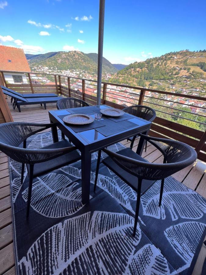 Magnifique Appartement Classe 4 Etoiles Avec Sauna Et Terrasse Dans Chalet La Bresse Exterior foto